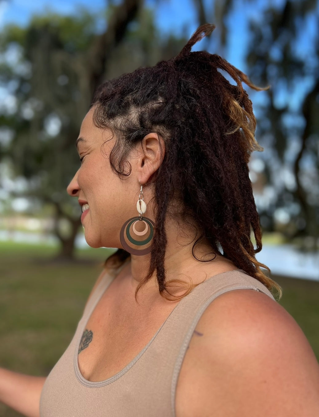 Triple Goddess Earrings