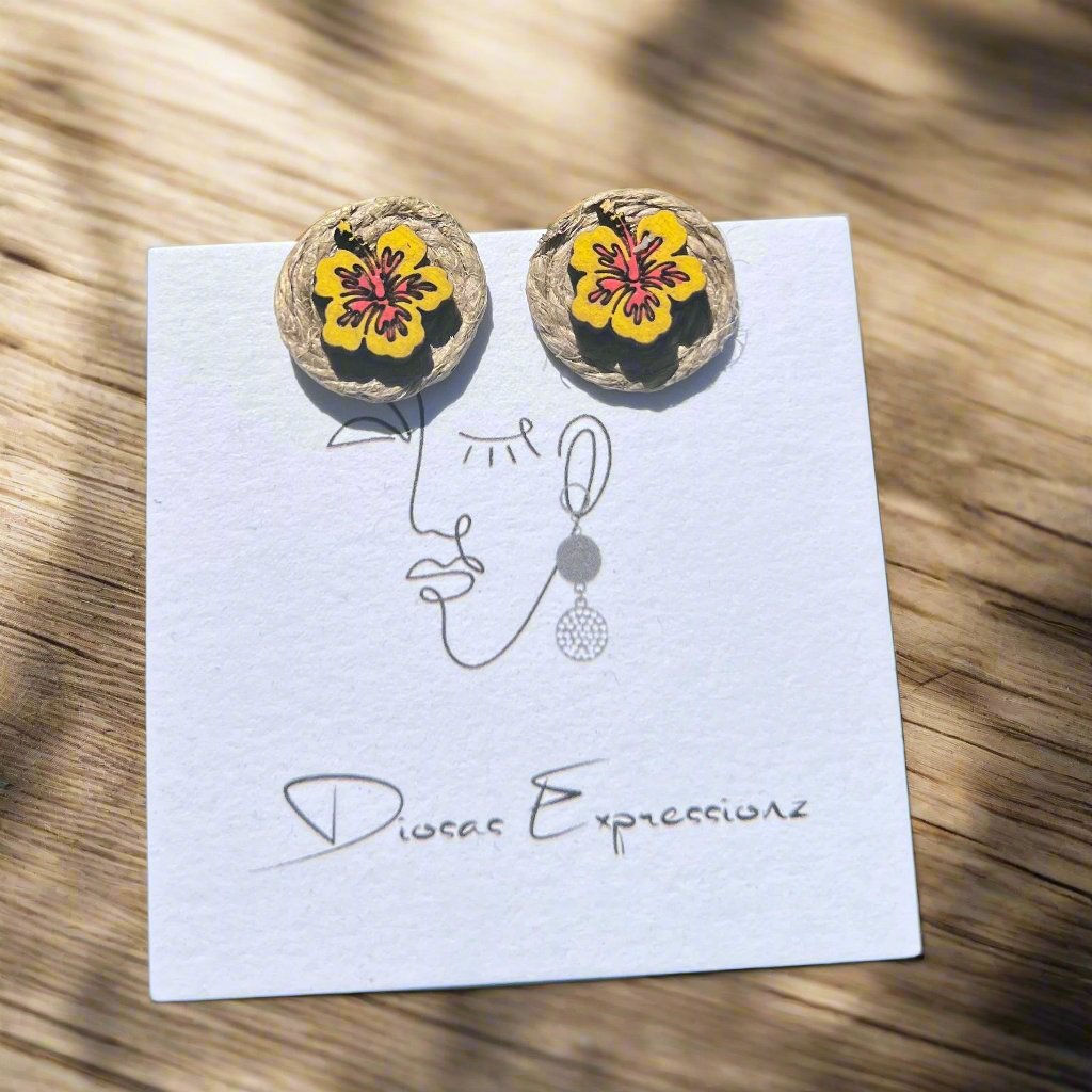 Ama Flower Stud Earrings