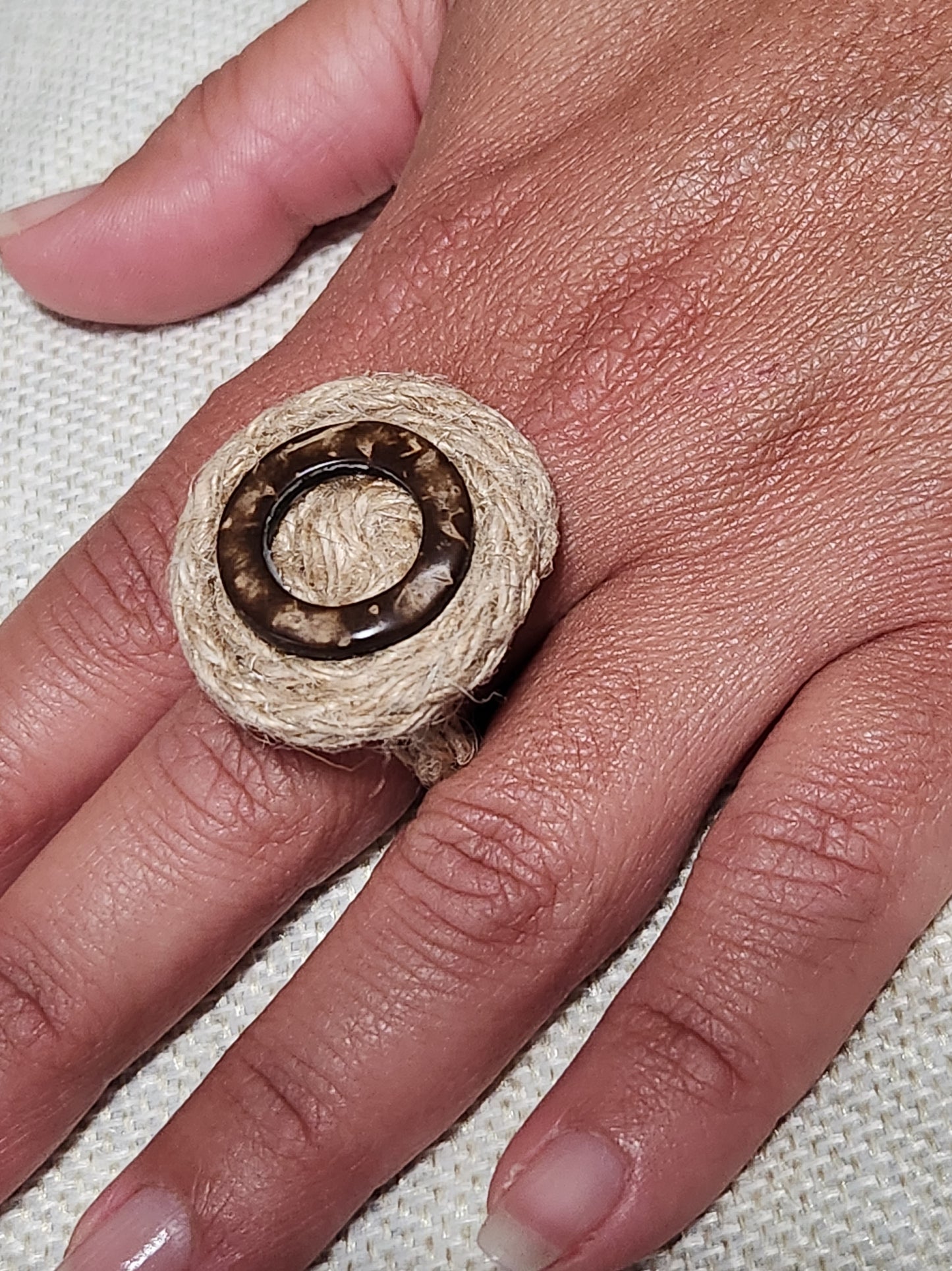 Spiral Jute Ring